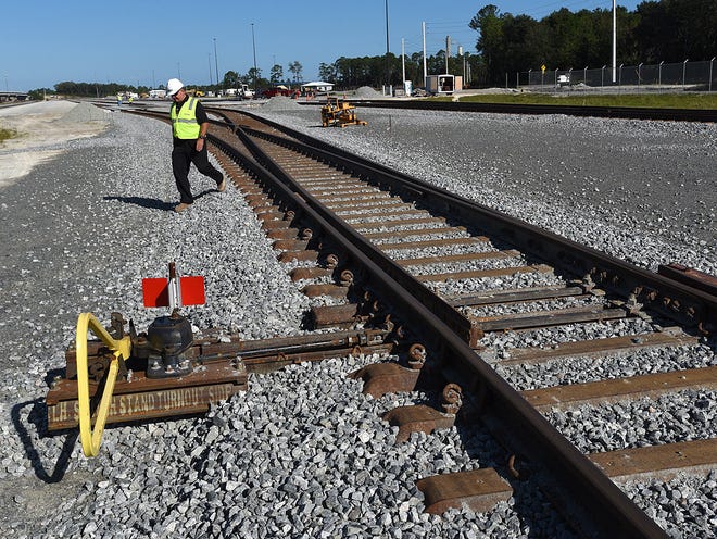 A new rail line through Jacksonville's Northside would link into the JAXPORT facilities.