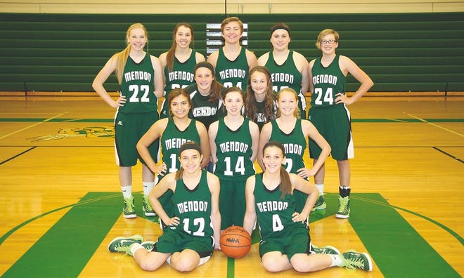 The Mendon girl's basketball team.
