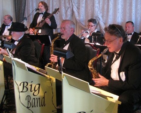 The ten-member Dan Bradley Big Band will give a 90-minute concert tonight at the Deerpark Reformed Church on East Main Street in Port Jervis. Photo provided
