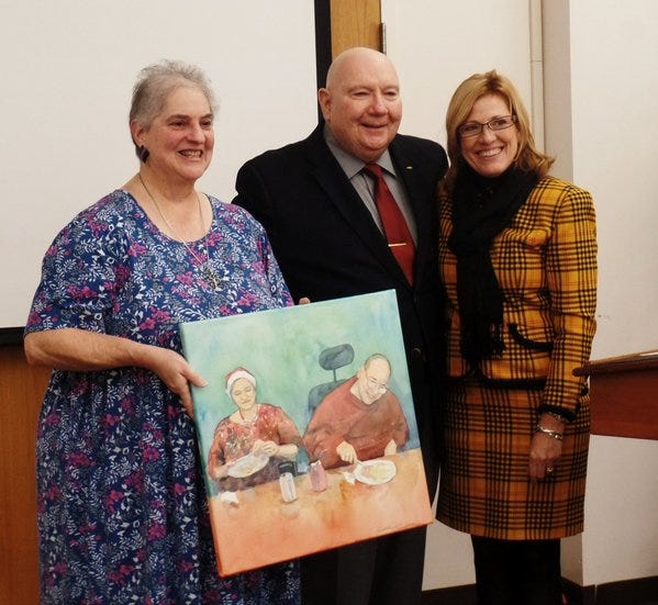 Carol Barnett, of Wilmington, was recognized with a Portrait of Care for her work as administrator for Delaware’s Division of Services for Aging and Adults with Physical Disabilities and as a caregiver for her brother, Steve.