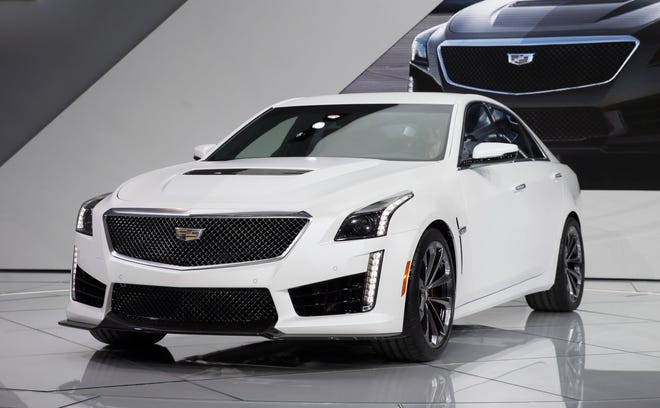 The 2016 Cadillac CTS-V is a track-ready and stylish sport sedan. Photo/The Associated Press