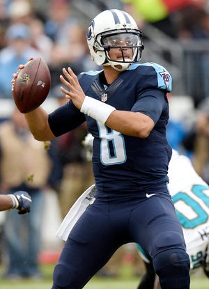 Last week against Jacksonville, Tennessee Titans quarterback Marcus Mariota became the first player in NFL history with 250 yards passing (268), three or more TD passes (three) and 100 or more yards rushing (112) in the same game. He leads rookies with a 95.1 QB rating and 19 TD passes. The Associated Press