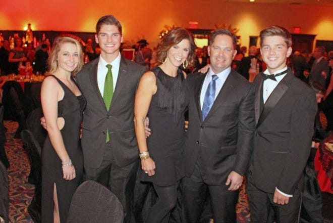 Shayli Cooper, Will Stroud, Kristin Stroud, Robert Stroud and Jack Stroud enjoy an evening of fun at the annual Lone Star Ballet's Nutcracker Ball at the Amarillo Civic Center. November 21, 2015