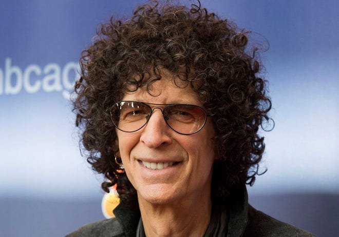 In this March 2, 2015, file photo, Howard Stern arrives at the "America's Got Talent" Season 10 red carpet kickoff at the New Jersey Performing Arts Center in Newark, N.J. Stern is staying on Sirius XM to produce and host his show for another five years, the parties announced Tuesday, Dec. 15, 2015. (Photo by Charles Sykes/Invision/AP, File)