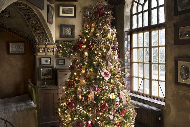 Photo: Browse beautiful trees and Victorian décor in a towering concrete castle during Fonthill Castle’s Winter Wonderland tours (Photo by William Johnson)