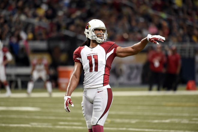 Cardinals receiver Larry Fitzgerald is having one of the best seasons of his probable hall of fame career and will be a daunting task for the Eagles' defense.