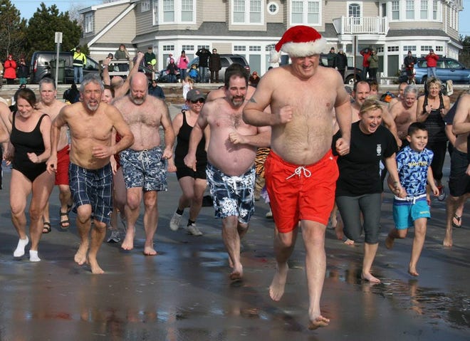 Courtesy photo

Participants head to the water during last year's Atlantic Plunge.