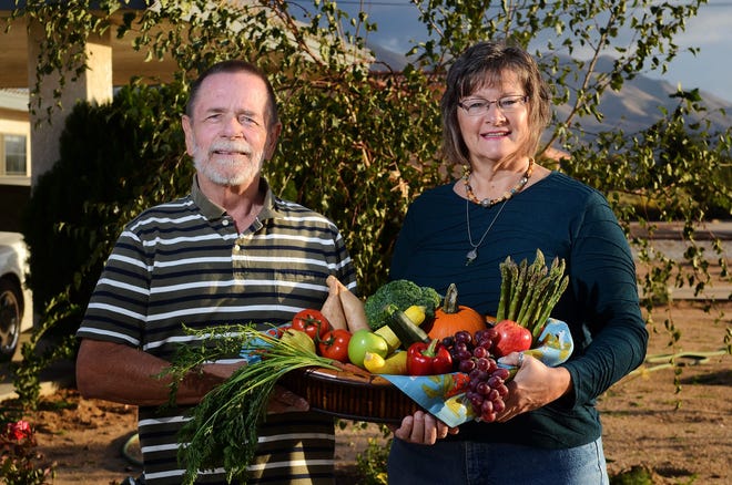 Ken Davis and Cheri Boyle, of Apple Valley, are bringing healthy organic food to the High Desert through their business, Green Polka Dot Box. Davis, along with Jean Smith, is the owner. Boyle is his manager. David Pardo, Daily Press