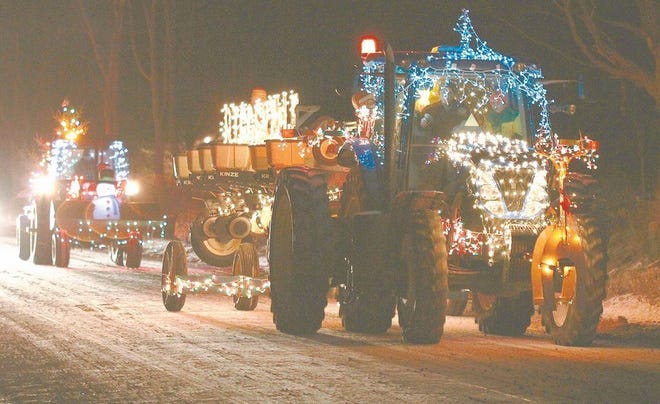 About 30 floats are expected to participate in Saturday’s Fourth Annual Riggsville Redneck Christmas Parade.