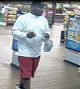 Police released surveillance images from Walmart of a man suspected of using a stolen credit card.