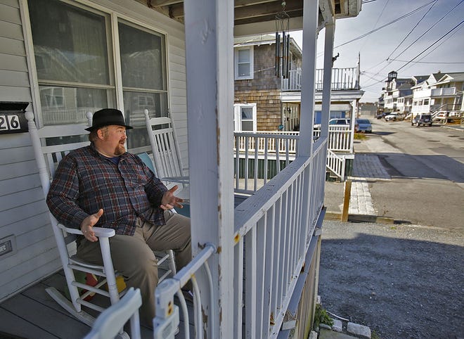 Scituate, Mass., resident Jay Savage has had to evacuate his home in the Sand Hills beach community a number of times. His family plans on moving out at least once a winter to stay with relatives on higher ground. GREG DERR/THE PATRIOT LEDGER