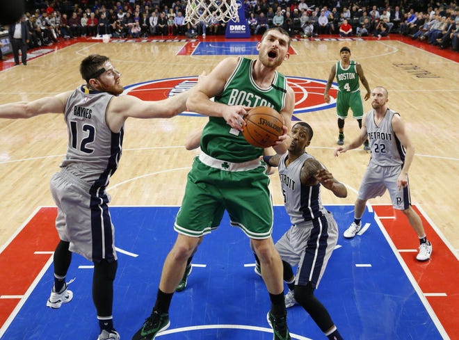 Tyler Zeller had one of his best games this season on Wednesday, at Detroit.