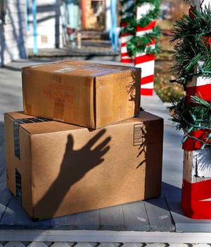 With an increase in online shopping during the holiday season, package thefts are on the rise. One suggestion that mail services suggest is to have your packages sent to your office or to a friend who will be home to ensure its safety.