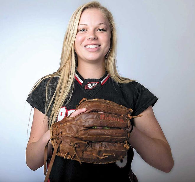 Josh Galemore/Savannah Morning News - Brooke Barfield, Bryan County High School softball player.