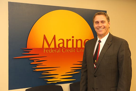 Jeff Clark is taking over as the new president and CEO of Marine Federal Credit Union after the retirement of Craig Chamberlin. Photo by John Althouse / The Daily News