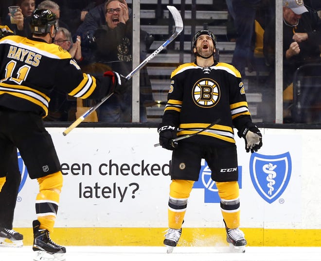 After being waived several times, Max Talbot has become a valuable player for the Bruins.