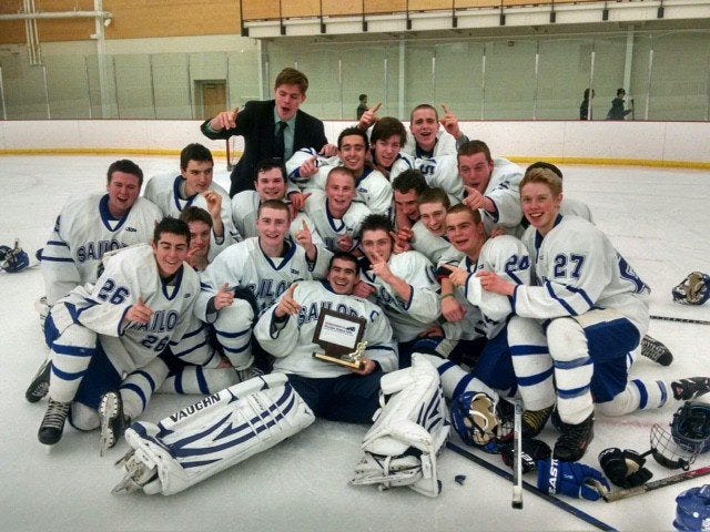 The Scituate boys hockey team won the First Annual Mass. Military Heroes Fund Tournament held at the Middlesex School in Concord, Dec. 26 and Dec. 27. Courtesy Photo