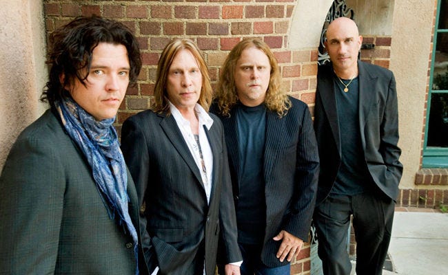 "The fans aren't sure what we'll do every night since every show is different," Warren Haynes (third from left) says of Gov't Mule concerts. The band performs Saturday at the Tower Theater.