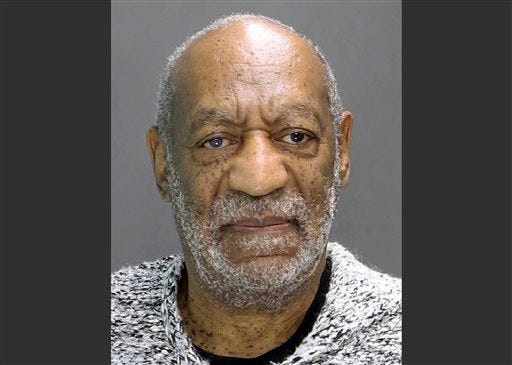 This booking photograph released by the Montgomery County District Attorney's Office shows Bill Cosby, who was arrested and charged Wednesday, Dec. 30, 2015, in district court in Elkins Park, Pa.