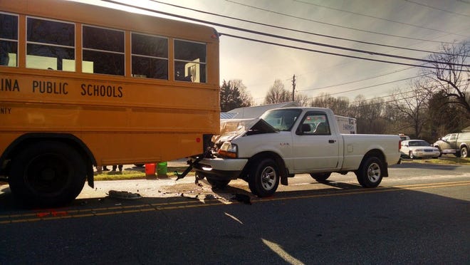 Five students took a different route home Wednesday when the school bus they were riding in was rear ended. The crash happened shortly after 3 p.m. Wednesday on Union Road near Bud Wilson Road in Gastonia.