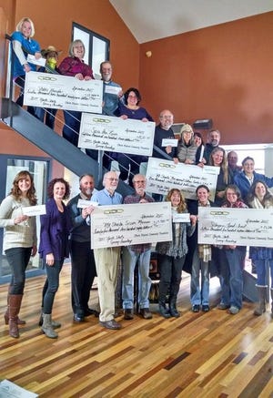 Representatives from Siskiyou County non-profits, including Sisson Museum, the Mt. Shasta Bioregional Ecology Center, Stable Hands, Save the Rain, and Siskiyou Land Trust, came together with staff from the Shasta Regional Community Foundation to celebrate the spoils of North State Giving Tuesday. All told, Siskiyou County nonprofits raised $125,000 through the online philanthropic event. See story on A6.