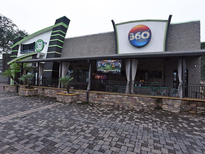 Exterior view of Latitude 360 and the 360 Grille. Thursday morning cable locks were on the doors of Latitude 360 near the Avenues off Philips Highway and signs in the window indicating that they have closed the Jacksonville location.