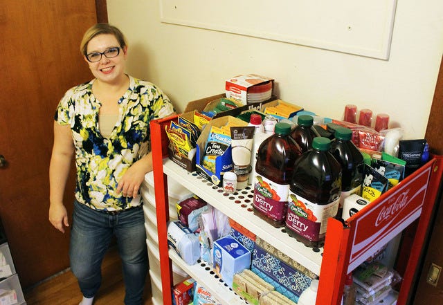 Amanda Creen, 31, of Ames, started using coupons more than four years ago and has since reduced her monthly grocery bill from $700 to $250 a month. Photo by Sarina Rhinehart/Ames Tribune 
 Amanda Creen, 31, clips out a coupon she found online in her Ames home where she has a room devoted solely to couponing. Photo by Sarina Rhinehart/Ames Tribune 
 Amanda Creen has a room of her home devoted to couponing, including her stockpile of food and home products. Photo by Sarina Rhinehart/Ames Tribune 
 Amanda Creen has a room of her home devoted to couponing, including her stockpile of food and home products. Photo by Sarina Rhinehart/Ames Tribune 
 Amanda Creen has a room of her home devoted to couponing, including her stockpile of food and home products. Photo by Sarina Rhinehart/Ames Tribune 
 Amanda Creen's stockpile of food includes cans of soup and beans she got using store and manufacturer coupons. Photo by Sarina Rhinehart/Ames Tribune 
 Amanda Creen, 31, of Ames, started using coupons more than four years ago and has since reduced her monthly grocery bill from $700 to $250 a month. Photo by Sarina Rhinehart/Ames Tribune