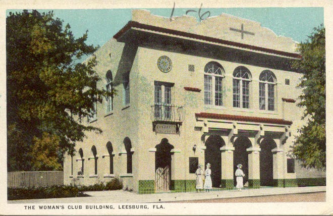 The Leesburg Woman's Club building is shown. SUBMITTED
