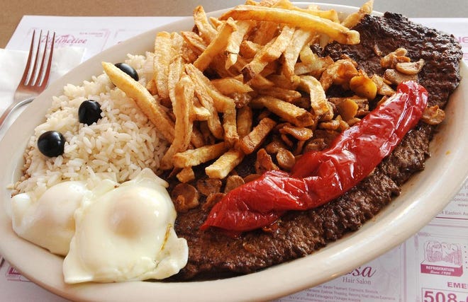 At Caravela Family Restaurant, this extravaganza is called, simply: the steak plate.