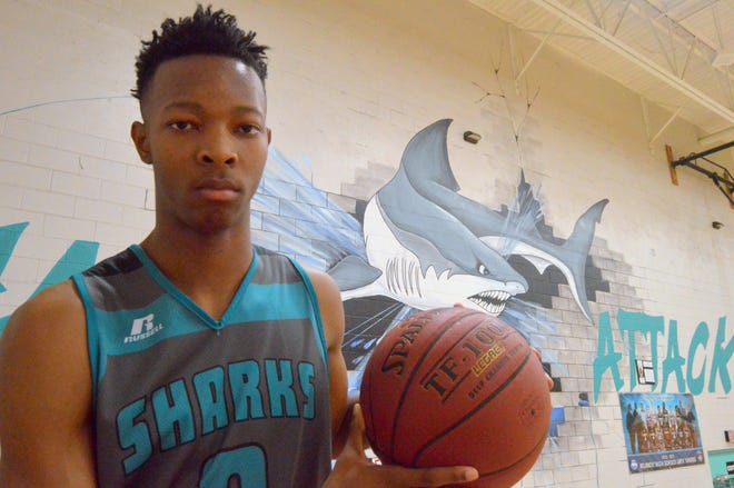 Atlantic guard Stacy Beckton is averaging 15.5 points per game and has been a key reason for the Sharks' 20-2 start this season. Atlantic is hoping Beckton can have a breakout game in showdowns with Deltona Wednesday and rival Spruce Creek Friday. News-Journal/BRIAN LINDER