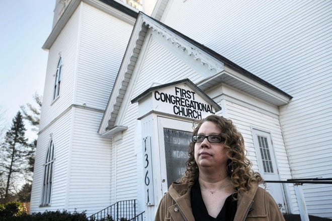 The Rev. Dr. Beth Hoffman of the First Congregational Church in Eliot, Maine will host "Out of the Shadows," a gathering for those affected by the heroin epidemic to share stories and listen to each other. Deb Cram/Seacoastonline File