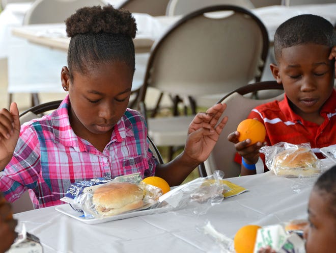 The Jacksonville Children's Commission led the statewide kickoff of the Summer Food Service Program on Tuesday, June 9, 2015 at A. Philip Randolph Heritage Park in Jacksonville.