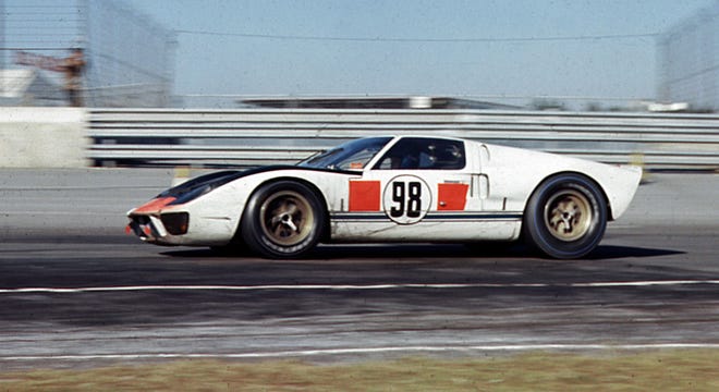 The winning Ford Mk II, prepared by Carroll Shelby and driven to victory at Daytona in 1966.
 ISC ARCHIVES