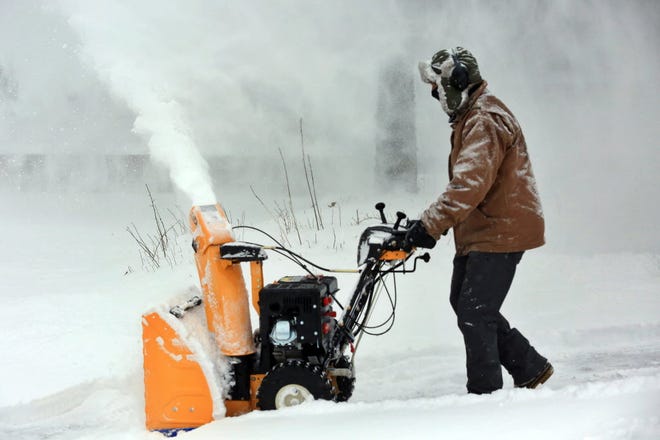 Defunct snow blowers have value as scrap metal. Matt Gentry / The Roanoke Times via AP