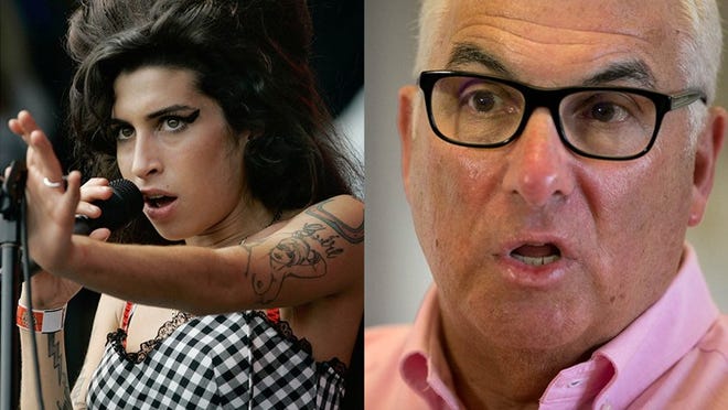 The late Any Winehouse (left) and her father, Mitch Winehouse.