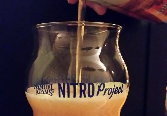 The Samuel Adams Nitro Project features three beers: Coffee Stout, White Ale and an IPA. The Providence Journal/Gail Ciampa