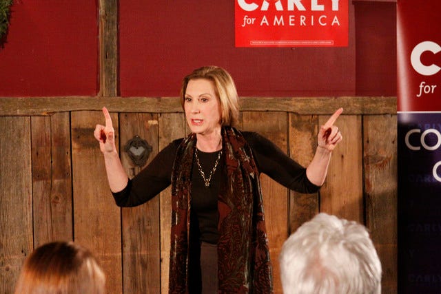 Fiorina holds town hall in Waukee