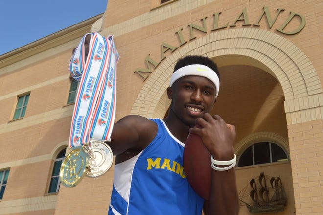 Mainland's Adrian Killins looks to repeat in track success this spring.