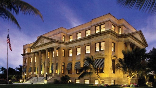 The restored historic 1916 Courthouse in downtown West Palm Beach serves as the home for the Richard and Pat Johnson Palm Beach County History Museum and the offices of the Historical Society of Palm Beach County. Photo: C.J. Walker, 2008