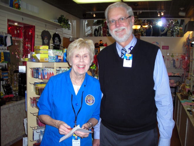 Juanita Poffenbarger of Ormond Beach is the recipient of Halifax Health's Joe Petrock Volunteer of the Month Award for January. Poffenbarger has been a member of the Halifax Health-Auxiliary for 29 years, contributing more than 6,500 hours of service. She currently volunteers two days a week in the gift shop performing customer service duties, helping to restock merchandise and accurately entering sales transactions. In addition, Poffenbarger is the lead buyer and merchandiser for the shop's perfume products. For information, call 386-254-4036 or visit halifaxhealth.org/volunteering.