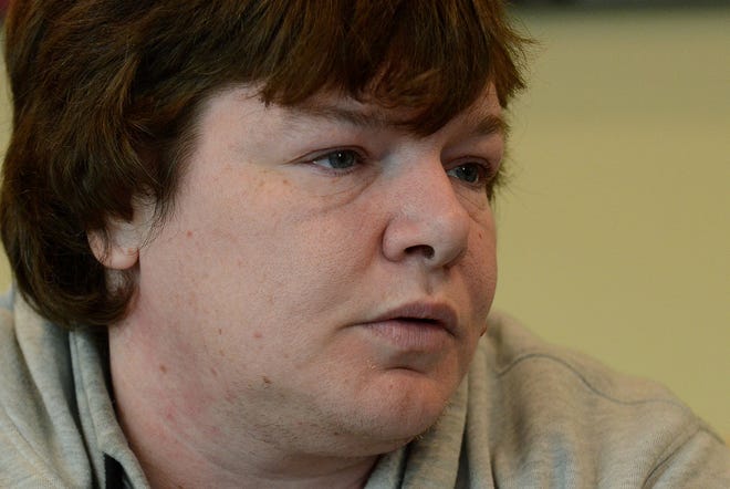Jayden Hensley, being interviewed inside the law office of Weintraub and Marone, LLC, in Cherry Hill, New Jersey, on Tuesday, Jan. 26, 2016, said he was mistreated in Bucks County prison because he's transgender.
