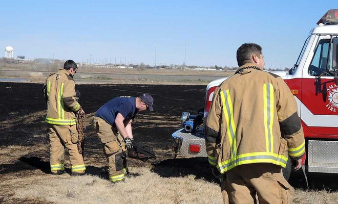 A grass fire interrupted a church meeting Sunday morning at the Amarillo Firefighter's Union Hall, 613 S.E. 46th Avenue. The Texas Panhandle is likely to see normal to above-normal precipitation through May, according to a National Interagency Fire Center report.