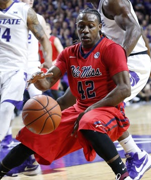 Mississippi senior guard Stefan Moody is averaging 23.6 points and 4.1 assists but is dealing with a sore hamstring