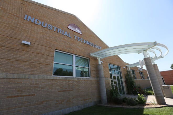 The Industrail Technology building is on the campus of Hutchinson Community College.