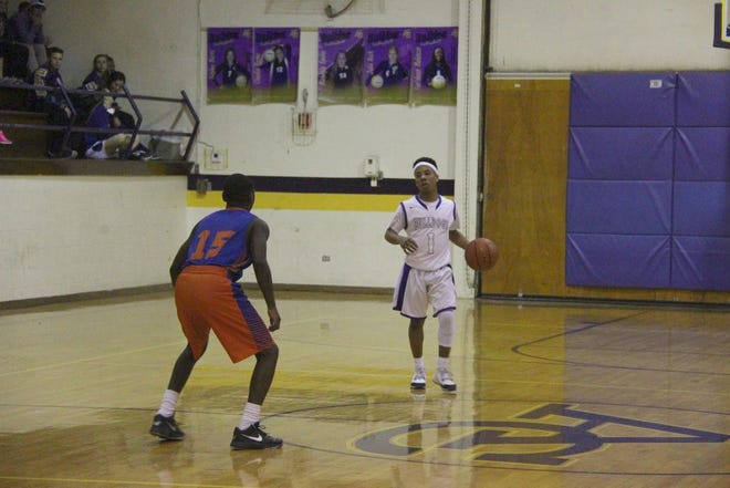 Kaleb Winchester scored 28 in Ascension Catholic's 68-60 loss to Kentwood. Photo by Kyle Riviere.