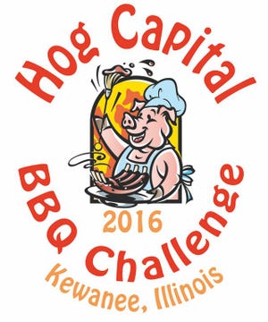 The logo of the 2016 Hog Capital BBQ Challenge, which will take place on Father's Day weekend in Kewanee.