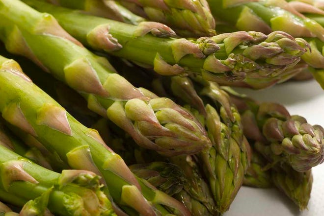Asparagus should be planted in sunny, well-drained sites in spring, but wait until the threat of frost has passed.