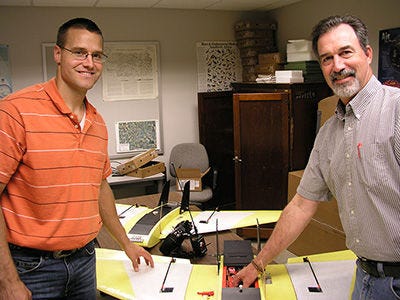 Dr. Craig Smith, assistant professor of agriculture and a graduate of Haven High School, and Dr. William Stark, professor of biological sciences, worked together to secure the USDA grant for Fort Hays State University.