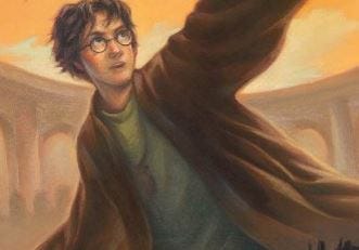 Harry Potter as seen on the cover of the 7th Potter novel, "The Deathly Hallows." AP Photo, file / Scholastic