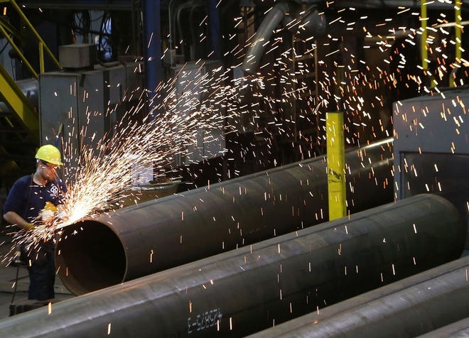 Pipe is manufactured at Berg Steel Pipe Corp. in Panama City.